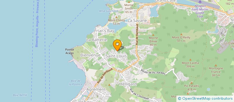 localisation de l'entreprise MONSIEUR RODOLPHE FAROUIL  SAINT MARTIN