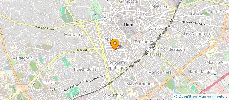 localisation de l'entreprise MONSIEUR RODOLPHE FAURE  NIMES