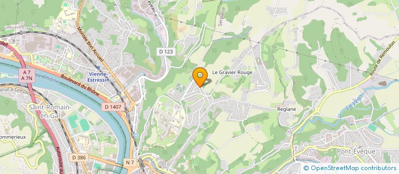 localisation de l'entreprise MONSIEUR RODOLPHE FERNANDEZ à VIENNE