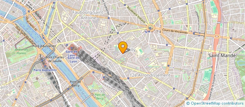 localisation de l'entreprise MONSIEUR RODOLPHE FILLIETTAZ  PARIS