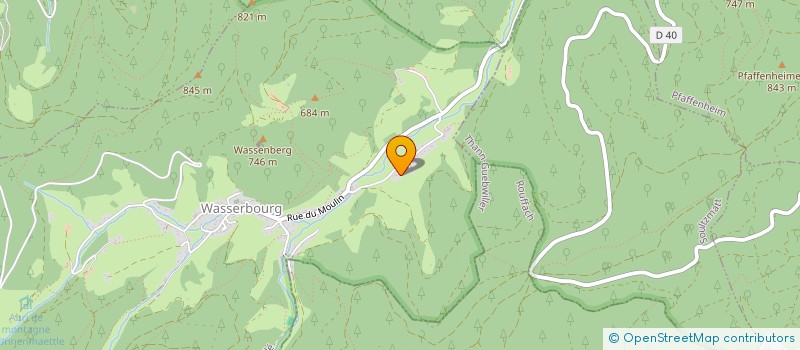 localisation de l'entreprise MONSIEUR RODOLPHE FISCHER  WASSERBOURG