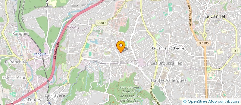 localisation de l'entreprise MONSIEUR RODOLPHE FOLCHERIS à LE CANNET