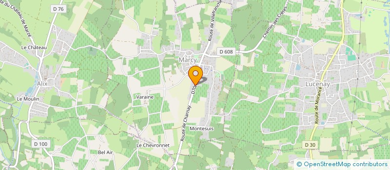 localisation de l'entreprise MONSIEUR RODOLPHE FOURNIGUET  MARCY