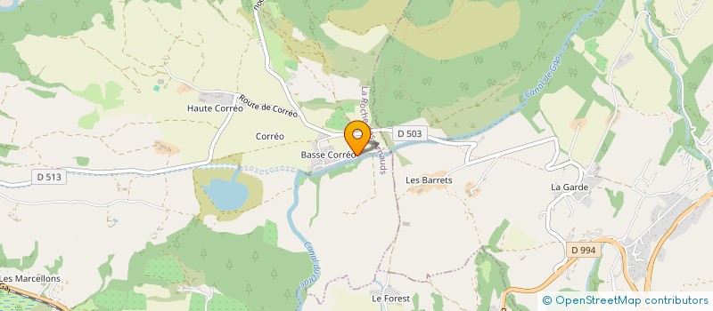 localisation de l'entreprise MONSIEUR RODOLPHE FRAGNAUD  LA ROCHE-DES-ARNAUDS