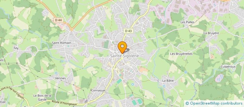 localisation de l'entreprise MONSIEUR RODOLPHE FRANCAIS  SAINTE-SIGOLENE