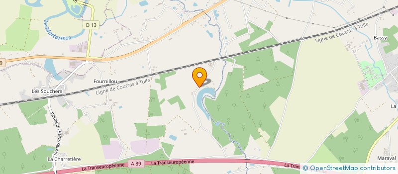 localisation de l'entreprise MONSIEUR RODOLPHE GAILLARD  SAINT-LAURENT-DES-HOMMES