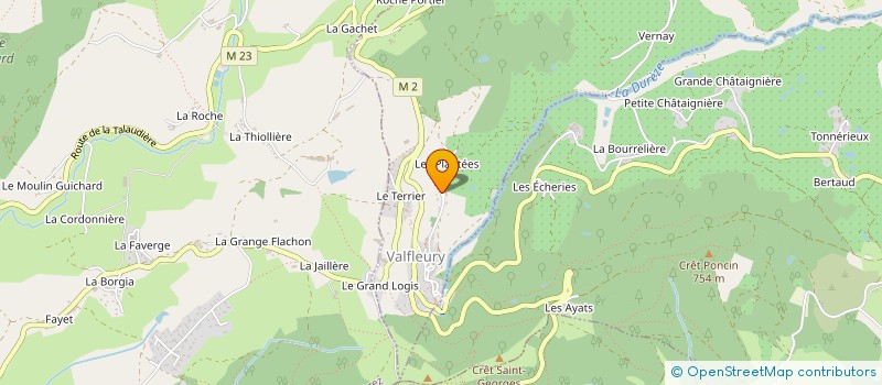 localisation de l'entreprise MONSIEUR RODOLPHE GALLAND  VALFLEURY