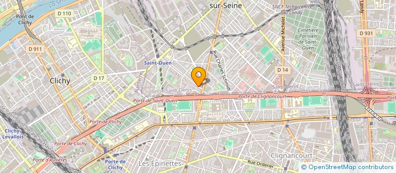 localisation de l'entreprise MONSIEUR RODOLPHE GAULT à SAINT-OUEN-SUR-SEINE