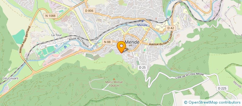 localisation de l'entreprise MONSIEUR RODOLPHE GIRE à MENDE