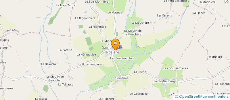 localisation de l'entreprise MONSIEUR RODOLPHE GLORY à SAINT-CYR-LA-ROSIERE