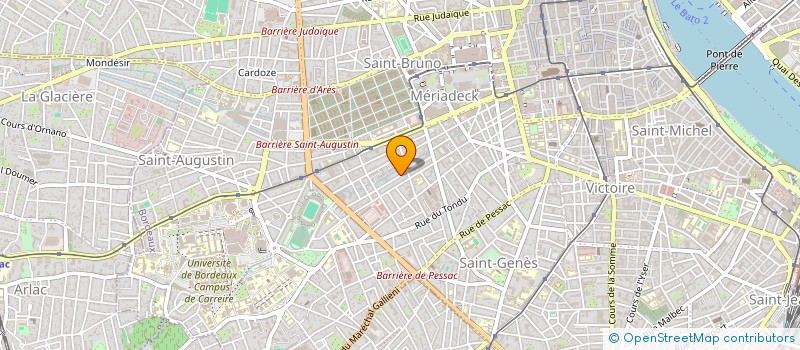 localisation de l'entreprise MONSIEUR RODOLPHE GONZALEZ  BORDEAUX