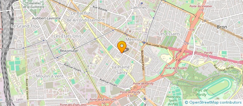 localisation de l'entreprise MONSIEUR RODOLPHE GOUDIN  LYON