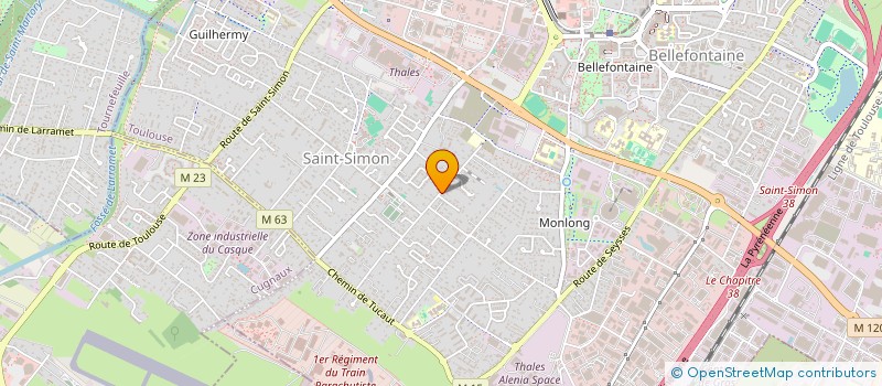 localisation de l'entreprise MONSIEUR RODOLPHE GRIMIAUX à TOULOUSE