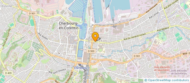 localisation de l'entreprise MONSIEUR RODOLPHE GROULT  CHERBOURG-EN-COTENTIN