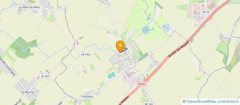 localisation de l'entreprise MONSIEUR RODOLPHE GRULE  ILLIES