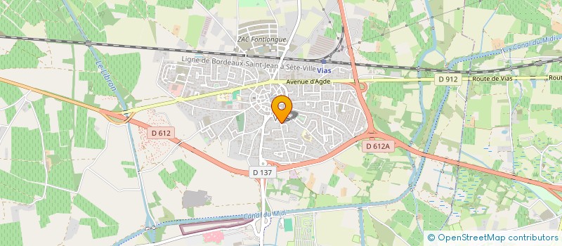 localisation de l'entreprise MONSIEUR RODOLPHE GUIBERT à VIAS