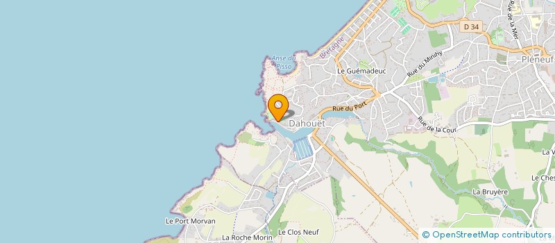 localisation de l'entreprise MONSIEUR RODOLPHE GUILLOUX  PLENEUF-VAL-ANDRE