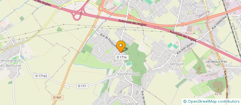 localisation de l'entreprise MONSIEUR RODOLPHE HACKENBERGER  VAUDRICOURT