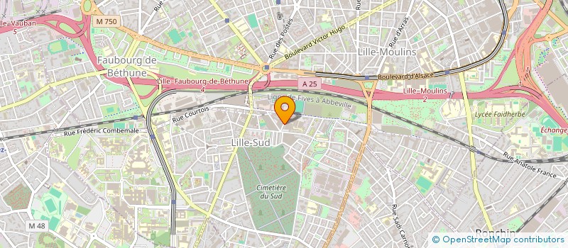 localisation de l'entreprise MONSIEUR RODOLPHE HELFRICH à LILLE