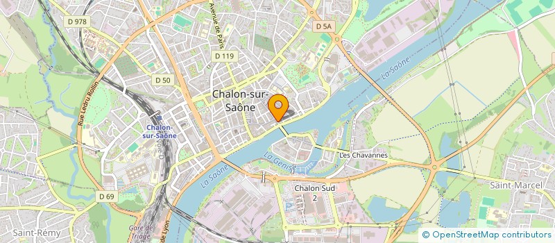 localisation de l'entreprise MONSIEUR RODOLPHE HENROT  CHALON-SUR-SAONE