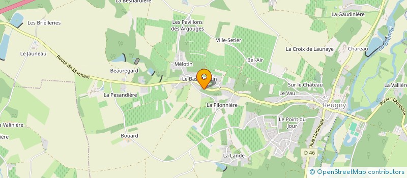 localisation de l'entreprise MONSIEUR RODOLPHE HERBIN  REUGNY