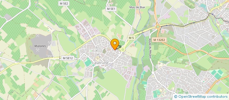 localisation de l'entreprise MONSIEUR RODOLPHE HERNANDEZ  LAVERUNE