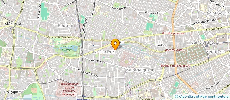 localisation de l'entreprise MONSIEUR RODOLPHE HEROULT  MERIGNAC