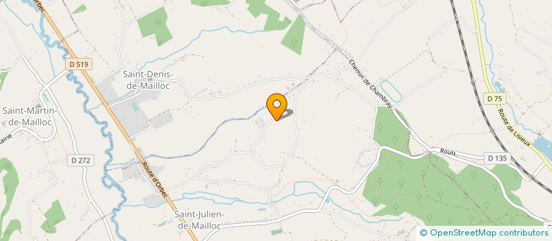 localisation de l'entreprise MONSIEUR RODOLPHE HERVE  VALORBIQUET