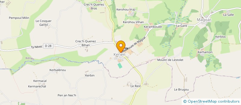 localisation de l'entreprise MONSIEUR RODOLPHE HOREL  KERPERT