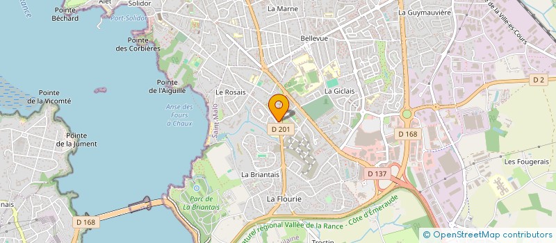 localisation de l'entreprise MONSIEUR RODOLPHE HUGUET  SAINT-MALO