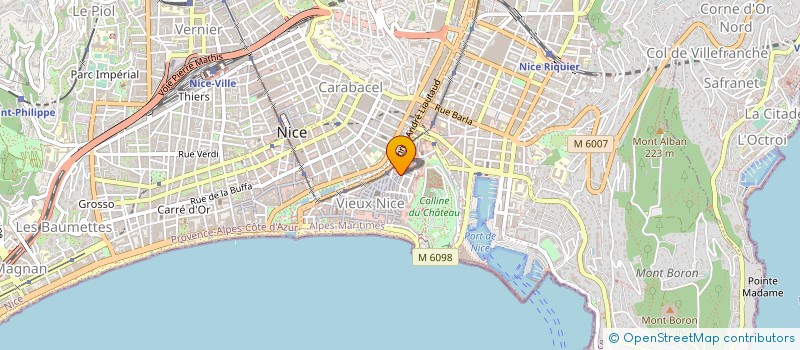 localisation de l'entreprise MONSIEUR RODOLPHE ISSAUTIER à NICE