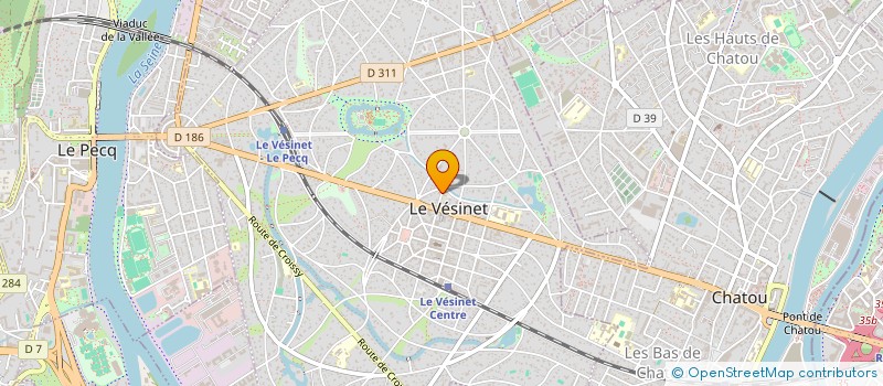 localisation de l'entreprise MONSIEUR RODOLPHE ITHIER  LE VESINET