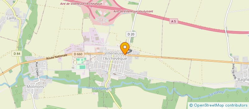 localisation de l'entreprise MONSIEUR RODOLPHE JOSSELIN  SENS