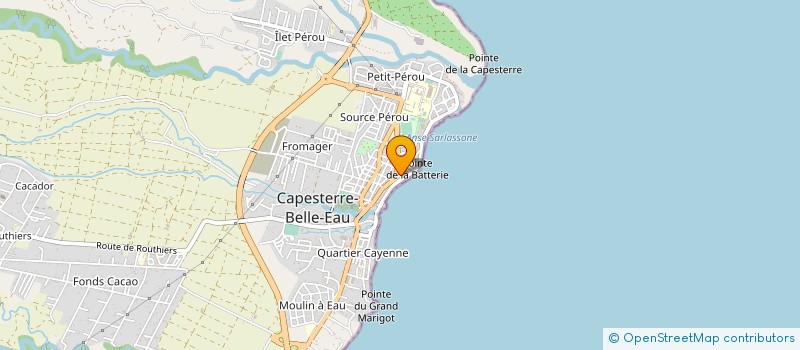 localisation de l'entreprise MONSIEUR RODOLPHE JOURSON à CAPESTERRE-BELLE-EAU