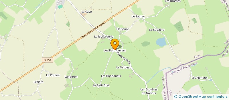 localisation de l'entreprise MONSIEUR RODOLPHE JOUSSE  AUGY-SUR-AUBOIS