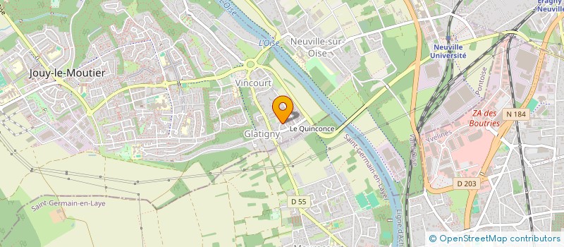 localisation de l'entreprise MONSIEUR RODOLPHE JOUSSERAND  JOUY-LE-MOUTIER