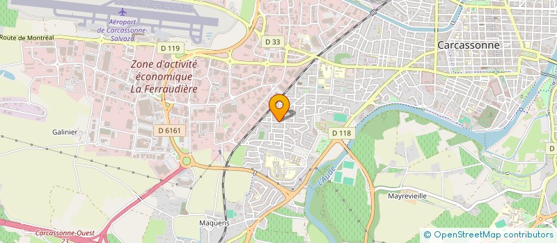 localisation de l'entreprise MONSIEUR RODOLPHE JUNIS à CARCASSONNE