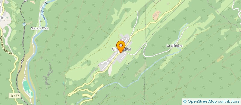 localisation de l'entreprise MONSIEUR RODOLPHE KESSLER  SAINT-CLAUDE