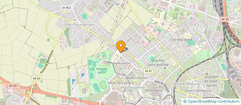 localisation de l'entreprise MONSIEUR RODOLPHE KHAWAM  STRASBOURG