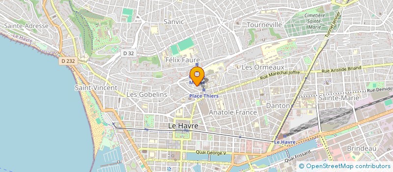 localisation de l'entreprise MONSIEUR RODOLPHE KICHENIN à LE HAVRE