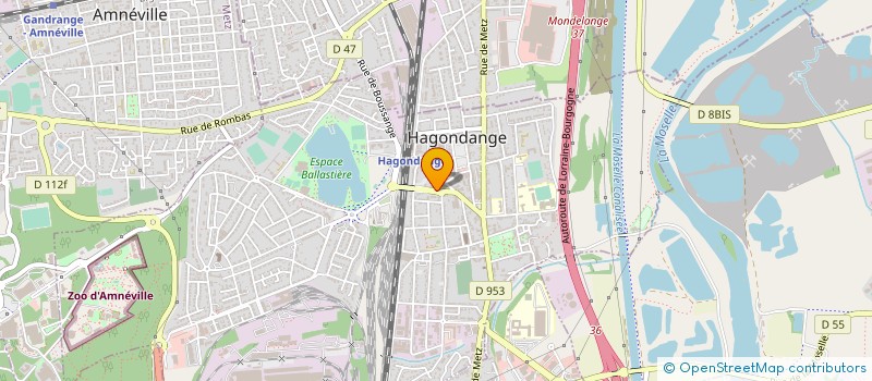 localisation de l'entreprise MONSIEUR RODOLPHE KLEIN à HAGONDANGE