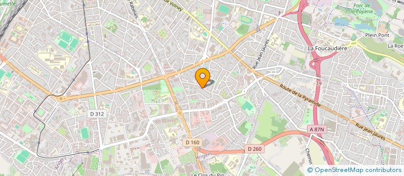 localisation de l'entreprise MONSIEUR RODOLPHE KUSKA à ANGERS