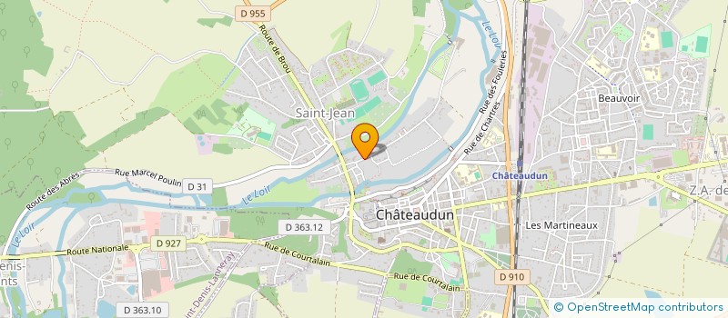 localisation de l'entreprise MONSIEUR RODOLPHE LABELLE à CHATEAUDUN