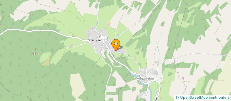 localisation de l'entreprise MONSIEUR RODOLPHE LAMBING  FILAIN