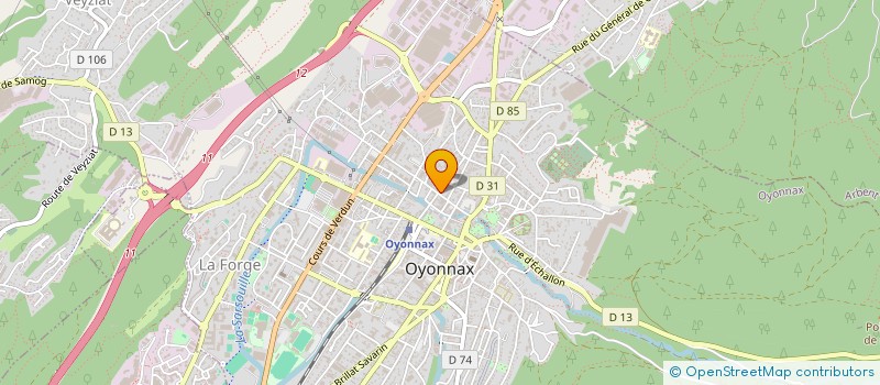 localisation de l'entreprise MONSIEUR RODOLPHE LAMY à OYONNAX