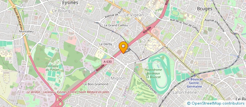 localisation de l'entreprise MONSIEUR RODOLPHE LATREYTE à EYSINES