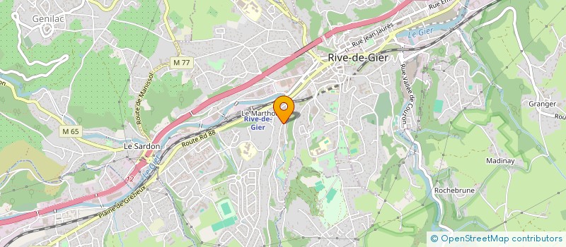 localisation de l'entreprise MONSIEUR RODOLPHE LAURISSE  RIVE-DE-GIER