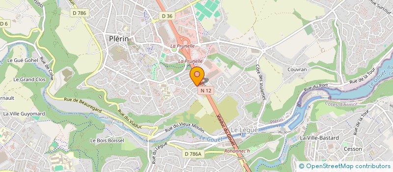 localisation de l'entreprise MONSIEUR RODOLPHE LE CLERC à PLERIN