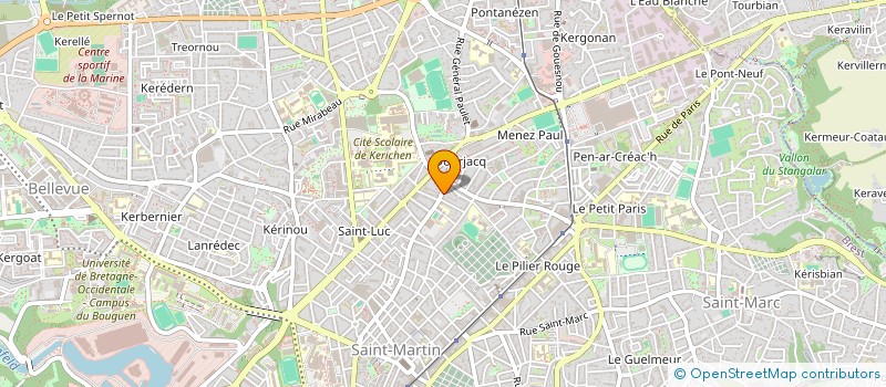 localisation de l'entreprise MONSIEUR RODOLPHE LE GOUSSE à BREST