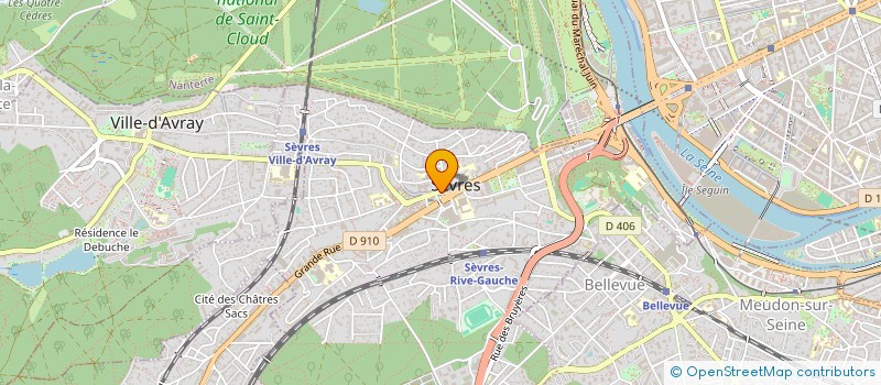 localisation de l'entreprise MONSIEUR RODOLPHE LE MEUT  SEVRES